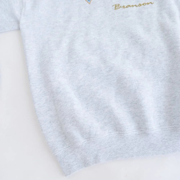 Vintage  '98 Fruit Of The Loom Best Branson Mo Eagle Outdoors Crew Neck Sweater - Picture 6 of 10